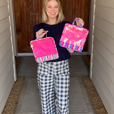 10x10 Pink Peppermint Project Bag